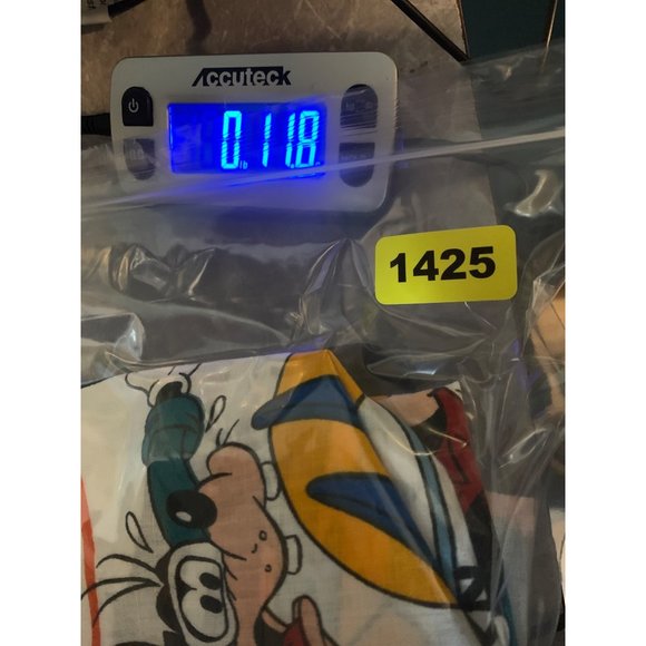 The Walt Disney Company DunDee Vintage Toddler Sheet Set Mickey Mouse Minnie Goo - Picture 9 of 9